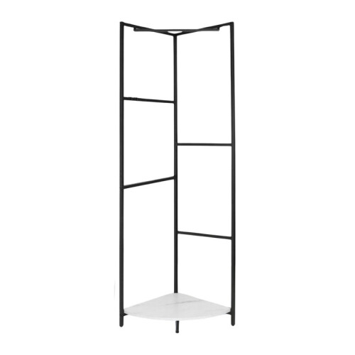 Heavy Duty Metal Coat Stand With Shelf