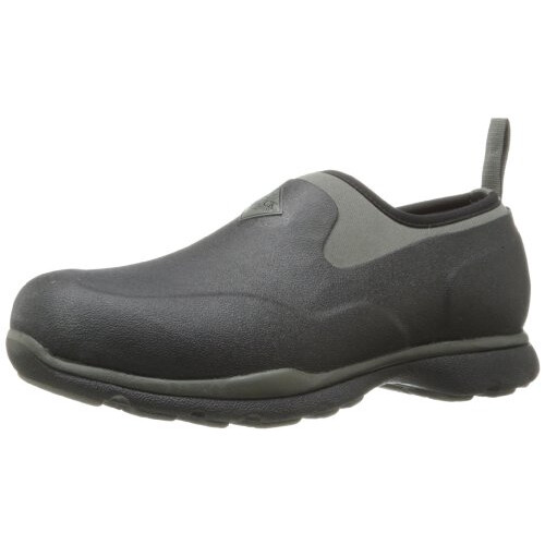 Muck Boots Men's Excursion Pro Low Pull On Waterproof Shoe, Black, 6