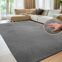 Sour Lemon Large rugs living room, area rugs for bedroom, non-slip extra large shaggy soft rug