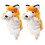 Imaginative Fox Hand Puppet Toy for Children Creative Storytelling 2Pcs 1