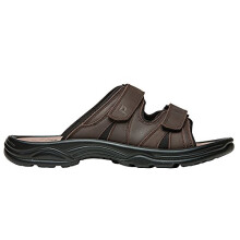 Propét Men's Vero Slide Sandal, Brown, 9.5 UK