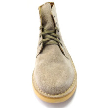 Roamers Mens 5 Eyelet Retro Desert Boots (6, Biege)