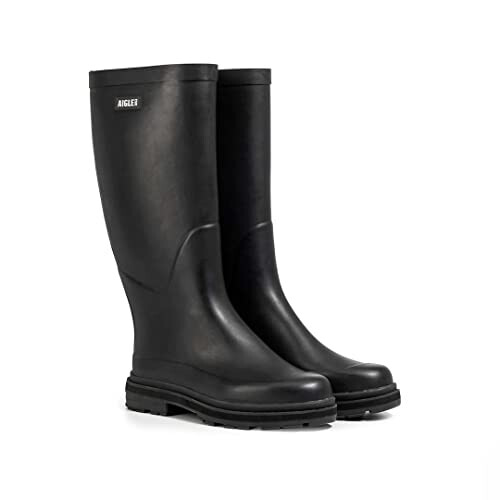 Aigle Aigle Ultra Rain M Men's Rain Boot, Black, 9 UK