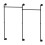 Industrial Wall-Mounted Tube Clothes Hanging Rail 1