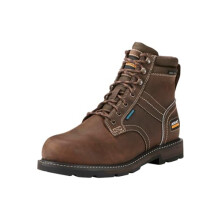 ARIAT Mens Groundbreaker Lace H2O Steel Toe Boot 9.5 Dark Brown