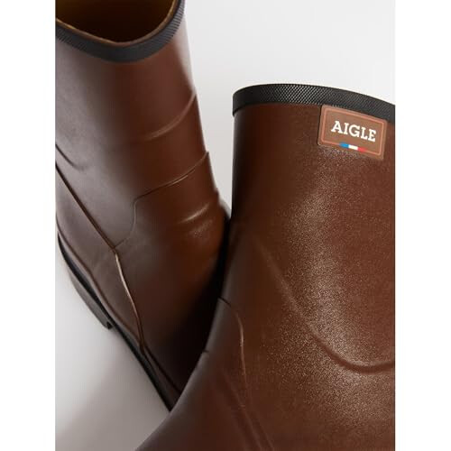 Aigle Aigle Men's Bison Work Wellingtons, Marron, 7.5 UK 1