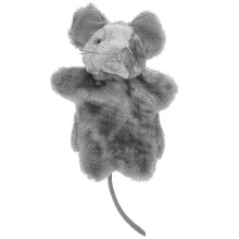 Cartoon Mouse Hand Puppet Soft Plush Animal Puppet for Interactive Storytelling