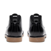Bruno Marc Men Fashion Lace Up Chukka Boots, Leather Ankle Short Boots,Size 10,Black,BMUMAB2508