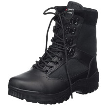Mil-Tec Black Tactical Army Boot with YKK Zipper, (UK9, Black)