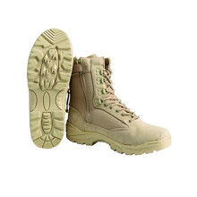 Mil-Tec Black Tactical Army Boot with YKK Zipper, (UK10, Khaki)