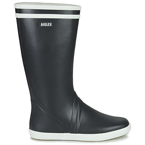 Aigle Aigle Goeland Men's Rain Boot, Navy White 2, 45 EU