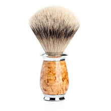 MÜHLE Purist Karelian Masur Birch Silvertip Badger Shaving Brush (091H55)