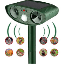 2025 Control of domestic and wild animals Ultrasonic animal repellent Ultrasonic animal repellent Cat repellent A bird and mink repellent (solar, gree