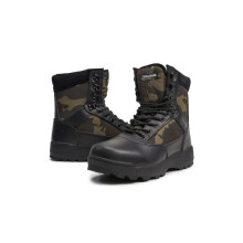 Brandit Men's 9 Eyelet Tactical Boot, Dark Camo, UK 11.5