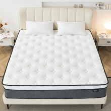 (Single Mattress 90x190x32cm) Pocket Sprung Memory Foam Mattress 3FT Hybrid Mattress Medium Firm 90 x 190 x 32cm