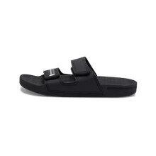 Quiksilver Men's Rivi Slide Adjust II Sandal, Black/Grey/Black, 10 UK