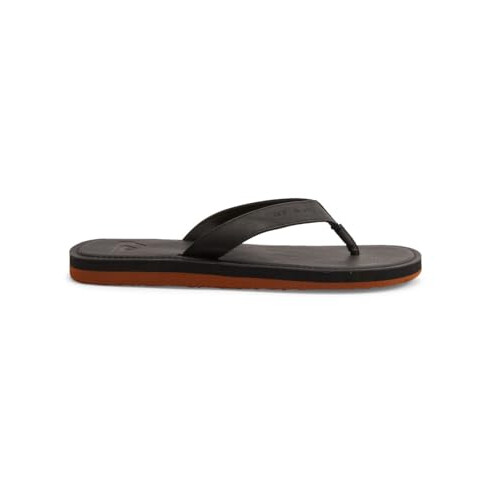 Quiksilver Quiksilver Men's Molokai Nubuck II Sandal, Solid Black, 43 1