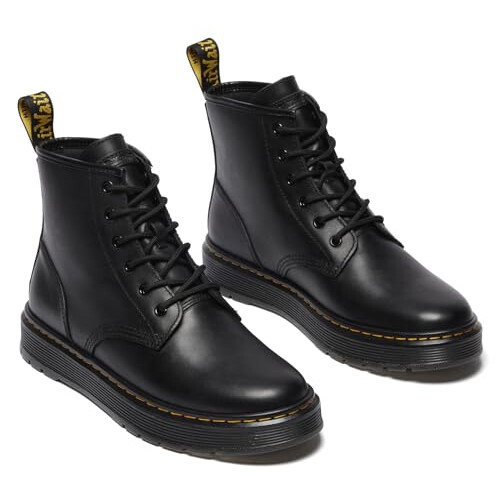 Dr. Martens Men's Brookline Chukka 6 Eye BootPlatform, black, 11 UK 1