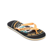 Quiksilver Men's Molokai Screen. Sandal, Black Yellow, 7.5 UK