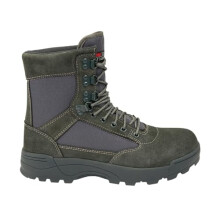 Brandit Tactical Boots Coyote 9-Hole Army Trekking Outdoor Boat Work Boots, charcoal, 12.5 UK