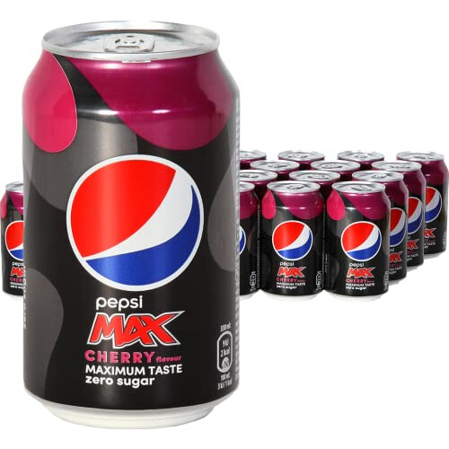 Pepsi 72 x Pepsi Max Cherry cans (72 x 0,33L) sugar free