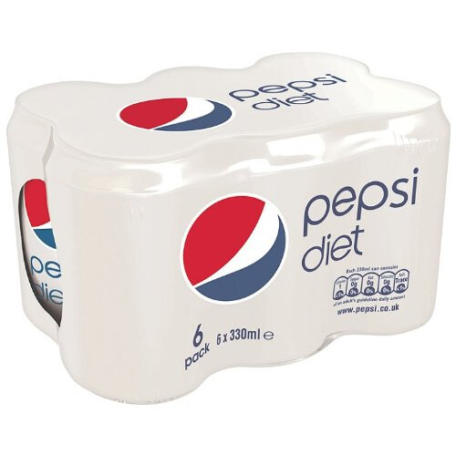 Pepsi Pepsi Diet Can 6 x 330 ml (Pack of 4)