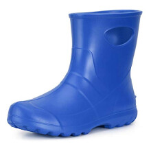 Ladeheid Men's EVA Lightweight Wellington Boots Rainy Wellies Rain Boots LA-753 (Blue2727c (Without Insulation), 10.5 UK)