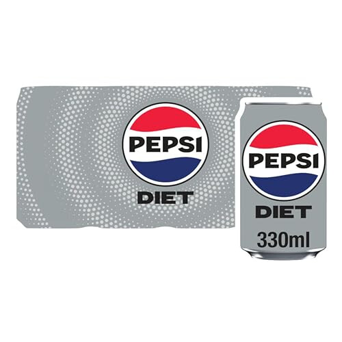 Pepsi Pepsi Diet Cola Cans, 12 x 330ml