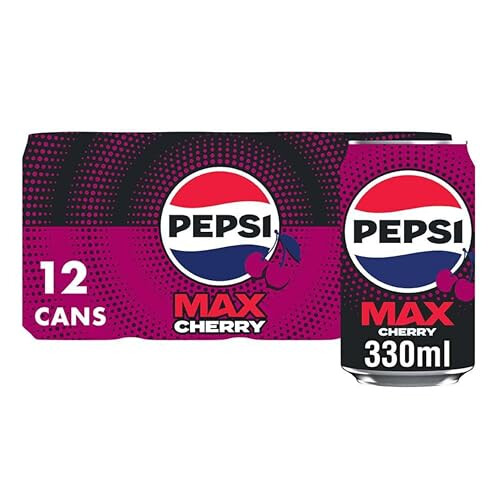 Pepsi Pepsi Max Cherry - No Sugar - 12 x 330ml cans