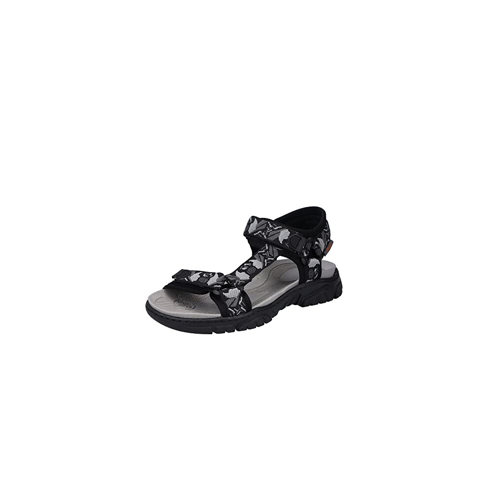 Rieker 22770, Sandal, Schwarz,