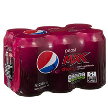 Pepsi Max Cherry 330 ml (Pack of 24 x 330 ml)