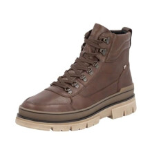 Rieker Mens Lace/Zip Up Casual Boots U1271-22 - Brown Leather - UK Size 7.5 - EU Size 41 - US Size 8.5