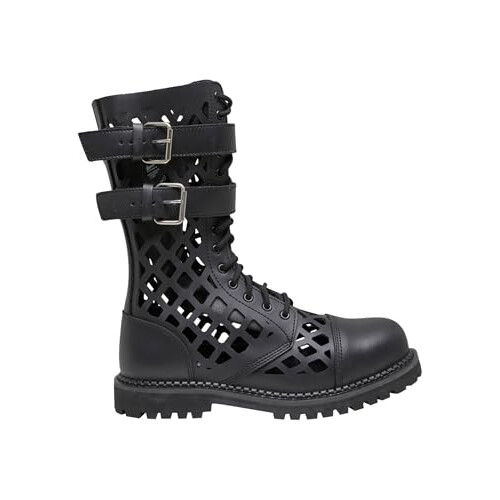 Brandit Unisex's Grid Phantom Boots Combat, Black, 8.5 UK 2