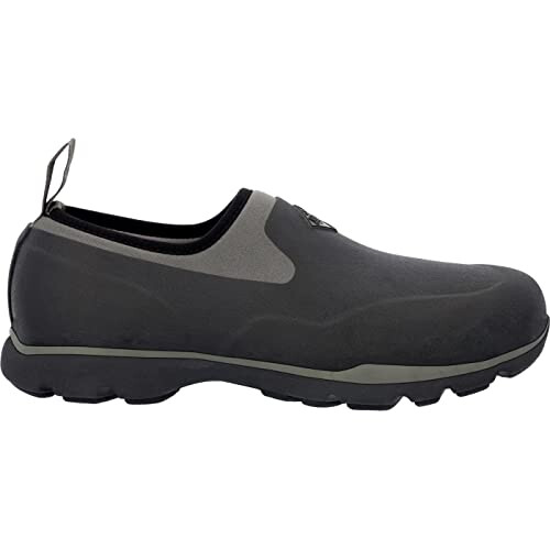 Muck Boots Men's Excursion Pro Low Pull On Waterproof Shoe, Black, 6 1