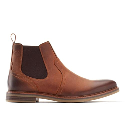 Base London RAMPTON PULL UP Tan Men's Chelsea Boots UK 8