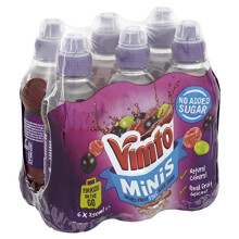 Vimto Minis Mixed Fruit Still Juice Drink, 6 x 250ml