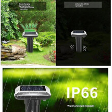 (Light green) Rat Repeller Ultrasonic Solar Rat Repeller Outdoor Ultrasonic Animal Repeller