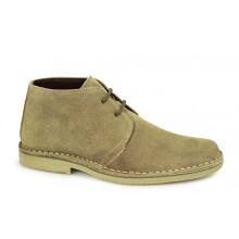 real suede biege 2 eye sharp toe desert boot size 12