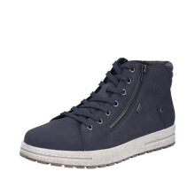 Rieker Men's 30721 Lace-Up Shoes, Blue, 45 EU Wide, blue, 45 EU Weit