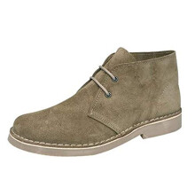 Roamers Classic Suede Desert Boots, Khaki, 12 UK