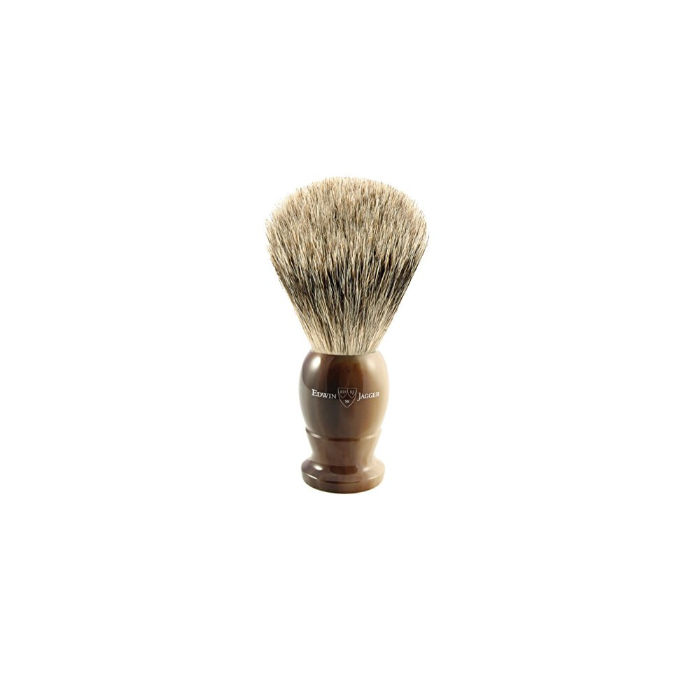 Edwin Jagger Horn Shaving Brush (Best Badger)