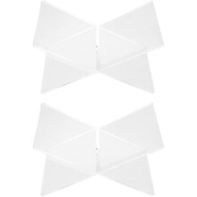 2pcs X- Model Acrylic Book Holder