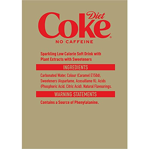 Diet Coke Caffeine Free 18 x 330ml Cans 2