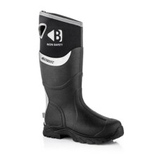 Buckbootz WALKERZ BLACK BUCKLER KNEE HIGH WATERPROOF WELLINGTONS (uk_footwear_size_system, adult, men, numeric, wide, numeric_5)