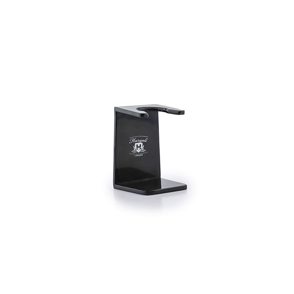 Haryali London Black Mens Shaving Brush Stand/Holder