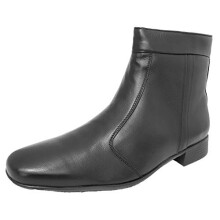 Scimitar Mens Real Leather Zipped Chelsea Ankle Boots Inside Zip Size 9 Black