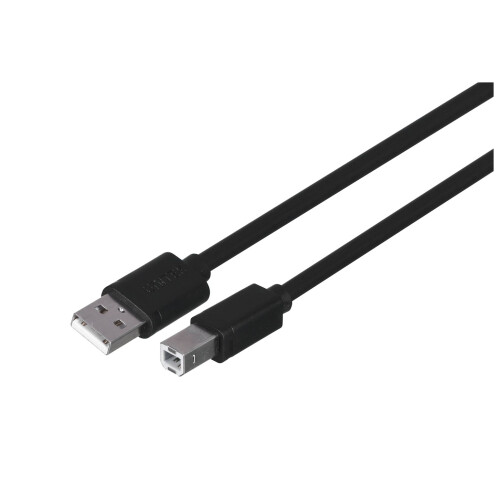 UNITEK Y-C420GBK USB cable USB 2.0 3 m USB A USB B Black