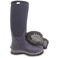 Town & Country Wellingtons Unisex Neoprene Rubber Wellington Muck Boots Ladies Mens Navy with Insulation - All Seasons, 4 UK
