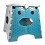 STARK Folding Step Stool with Handle Height 27 cm in Grey/Blue 3
