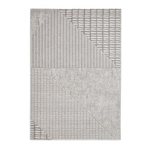 Think Rugs Catherine Lansfield Larsson Modern Abstract Rug, Grey